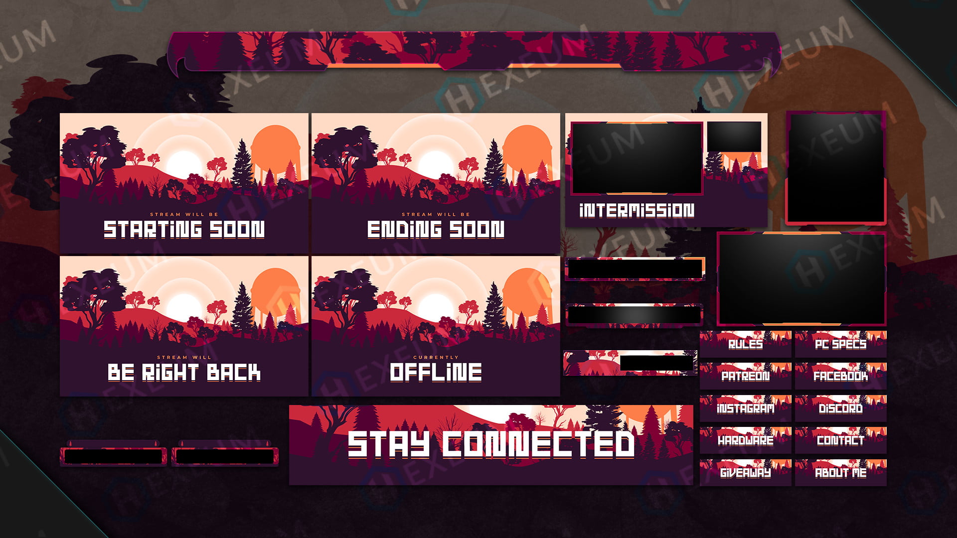 Rust Twitch Overlay Package For Obs