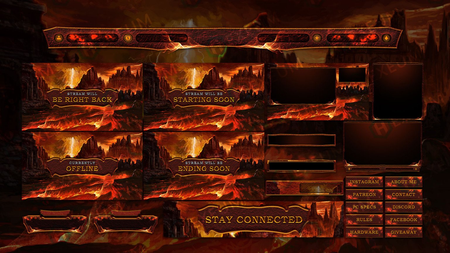 Fire Twitch Overlay List For The Pyro Lovers Hexeum
