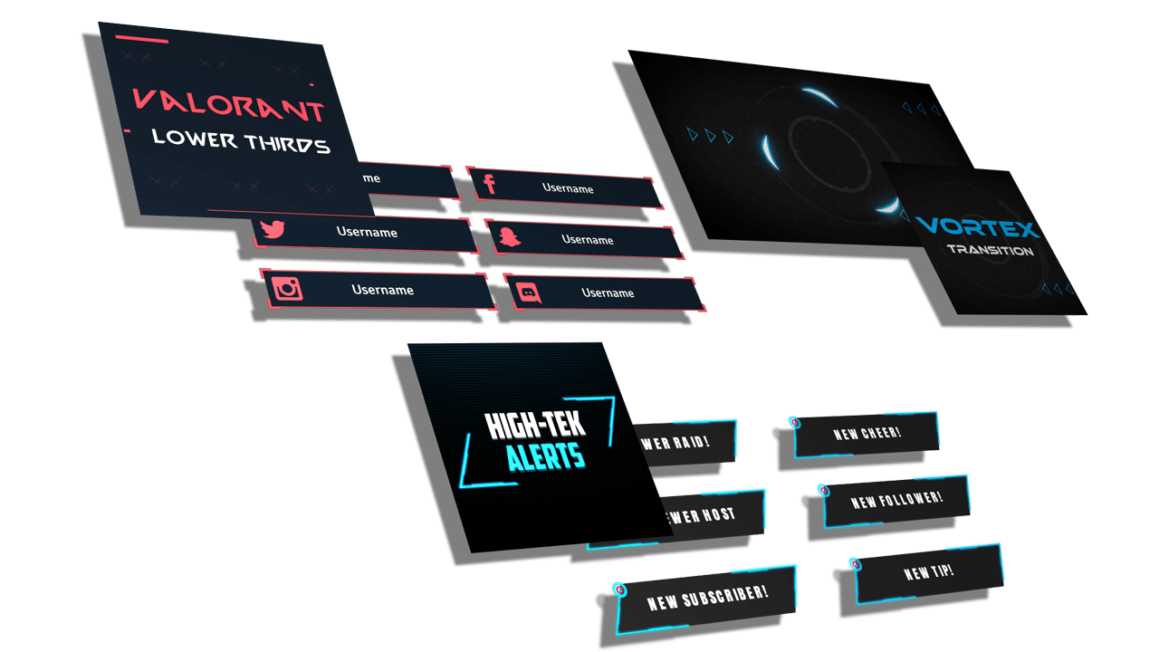 Twitch Overlays Free Premium Templates Designs Hexeum