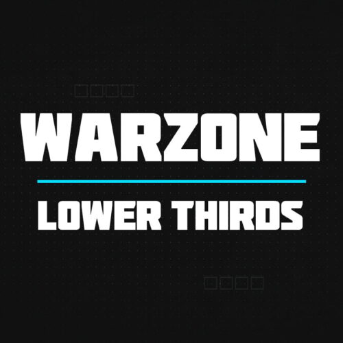 Warzone lower thirds thumbnail