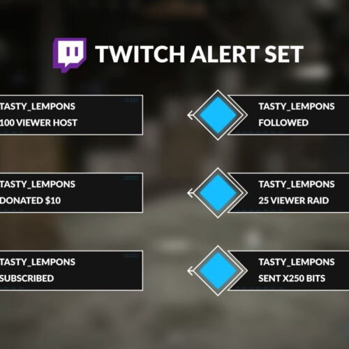 call of duty twitch alerts set