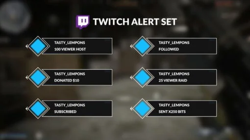 call of duty twitch alerts set