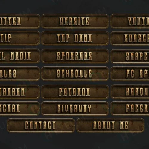 steampunk twitch panels