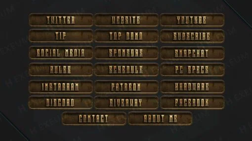 steampunk twitch panels
