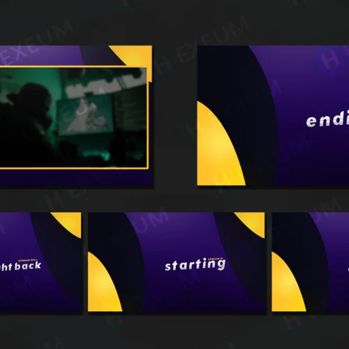 purple twitch overlay