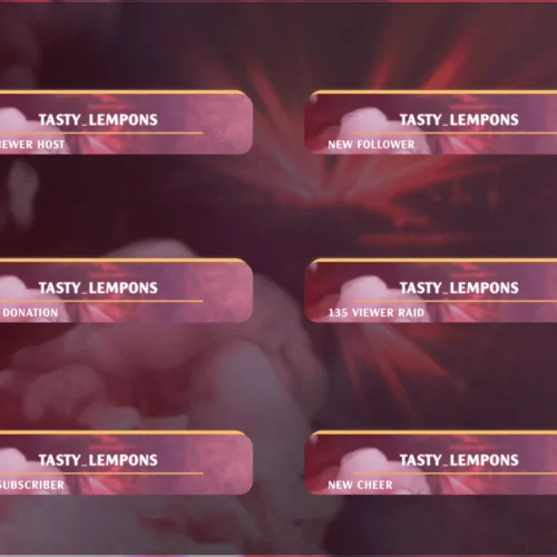 pink twitch alerts