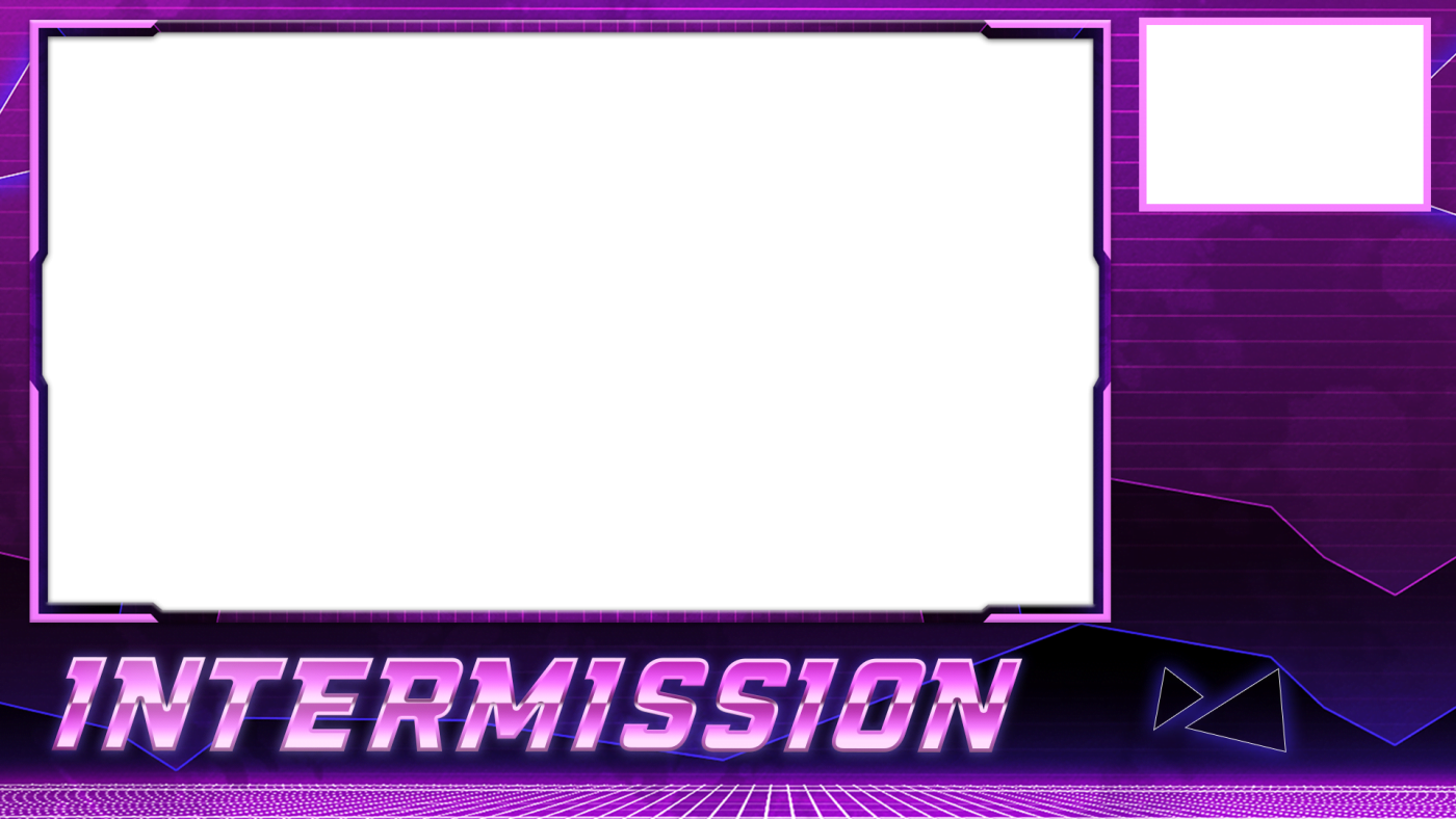 Intermission screen overlays (Just Chatting)