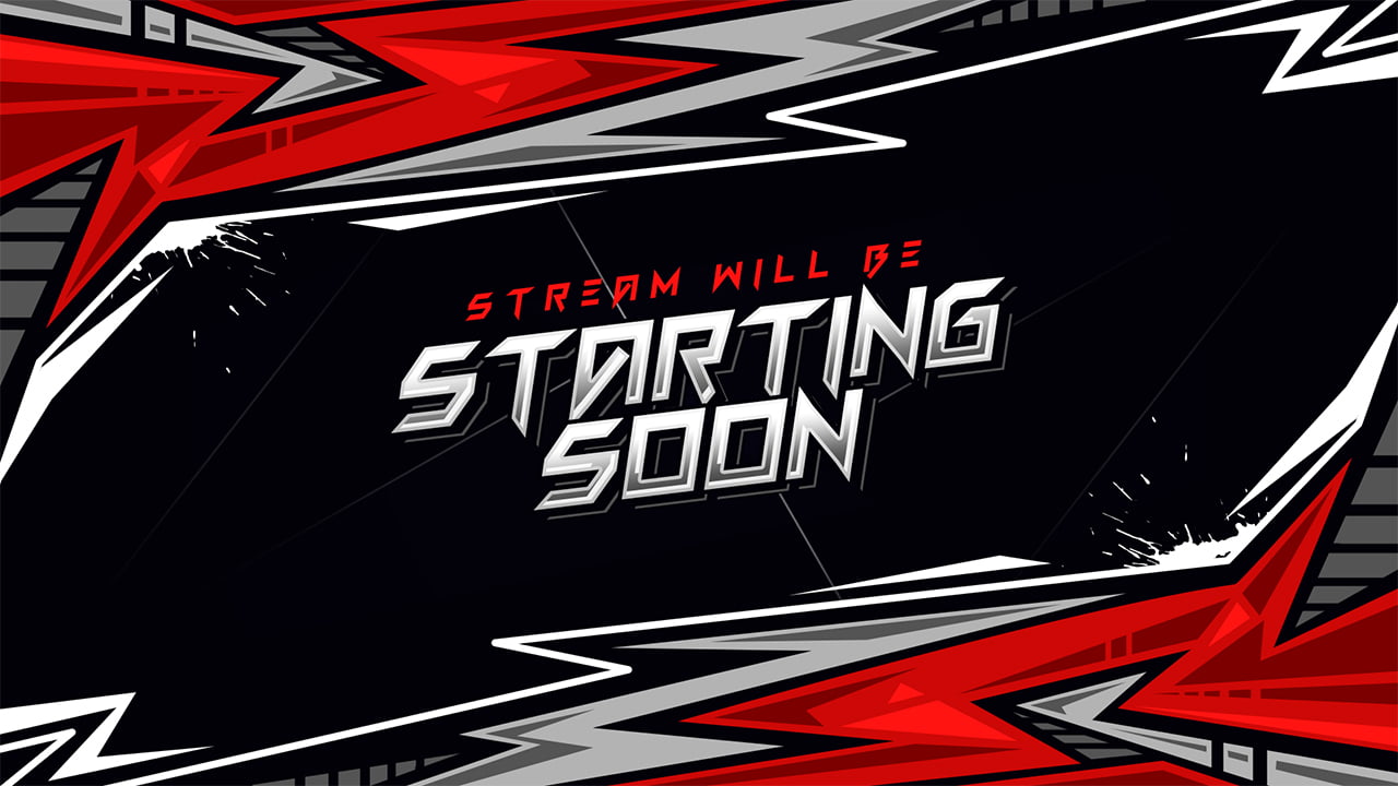 twitch starting soon screen