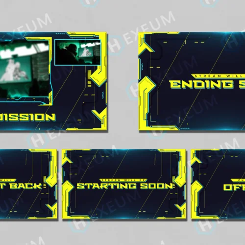 cyberpunk twitch overlay