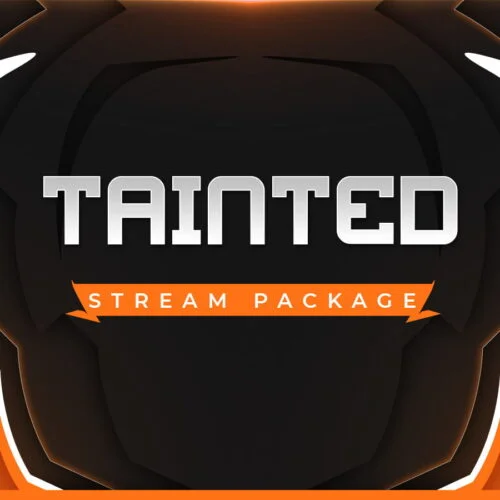 orange twitch overlay