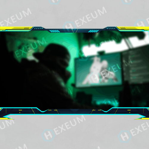 cyberpunk webcam overlay