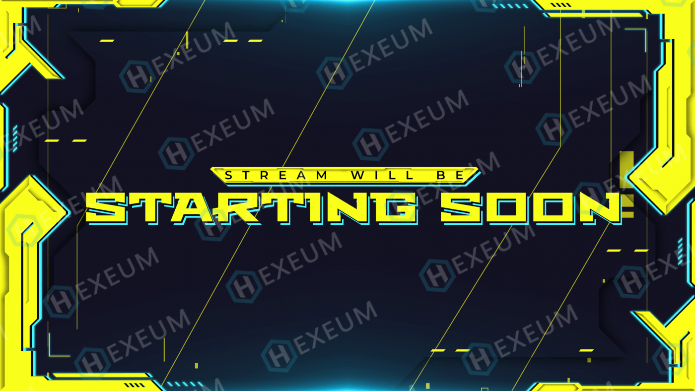 Top Stream Starting Soon Screens : Ultimate Collection - Hexeum