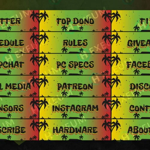reggae twitch panels