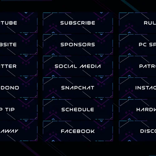 simple twitch panels