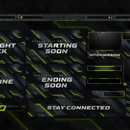 Clean Twitch Overlay