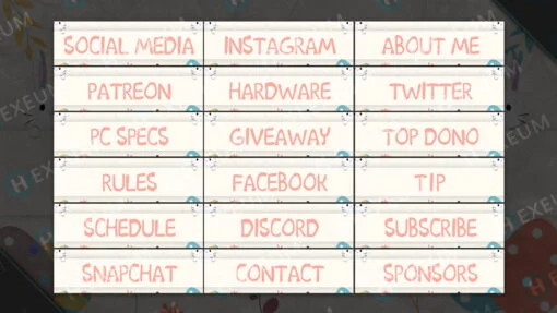 easter twitch panels