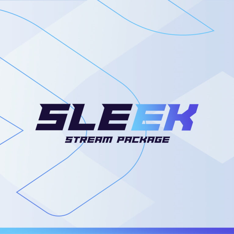 Sleek, Simple Animated Twitch Overlay Package - Hexeum