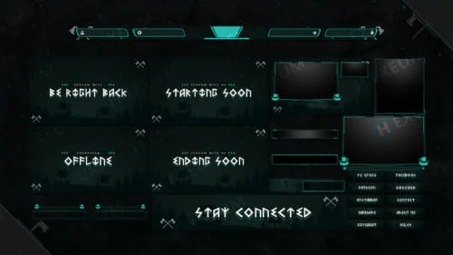 Viking Twitch Overlay Pack for OBS