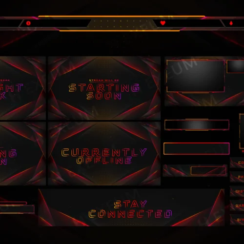 Neon Twitch Overlay