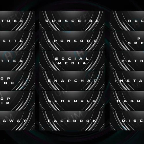 Minimalist Twitch Panels