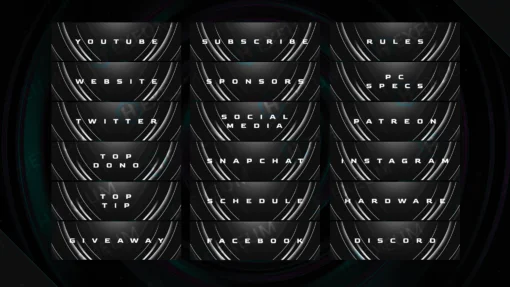 Minimalist Twitch Panels