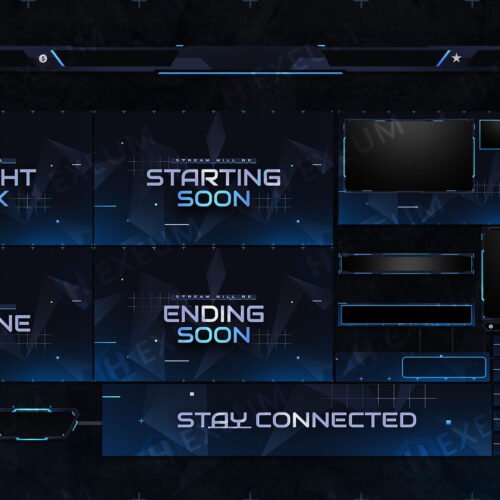 mass effect twitch overlay package stream layout
