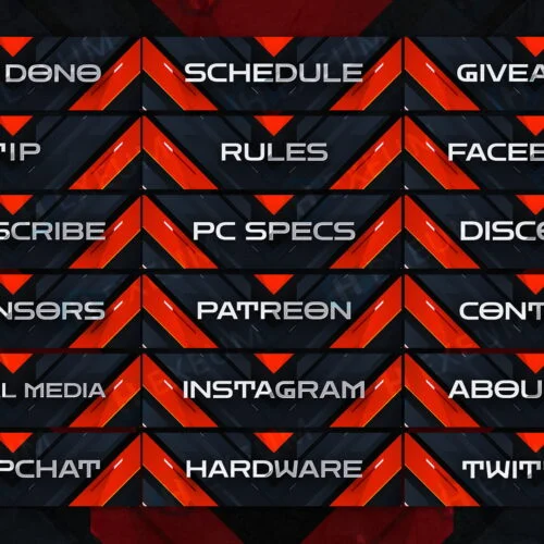 Modern Twitch Panels