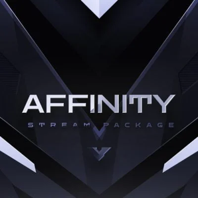 black twitch overlay package