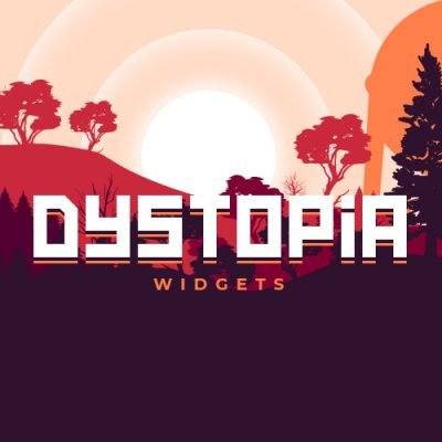 Dystopia, Rust Themed Streamlabs Widgets - Hexeum