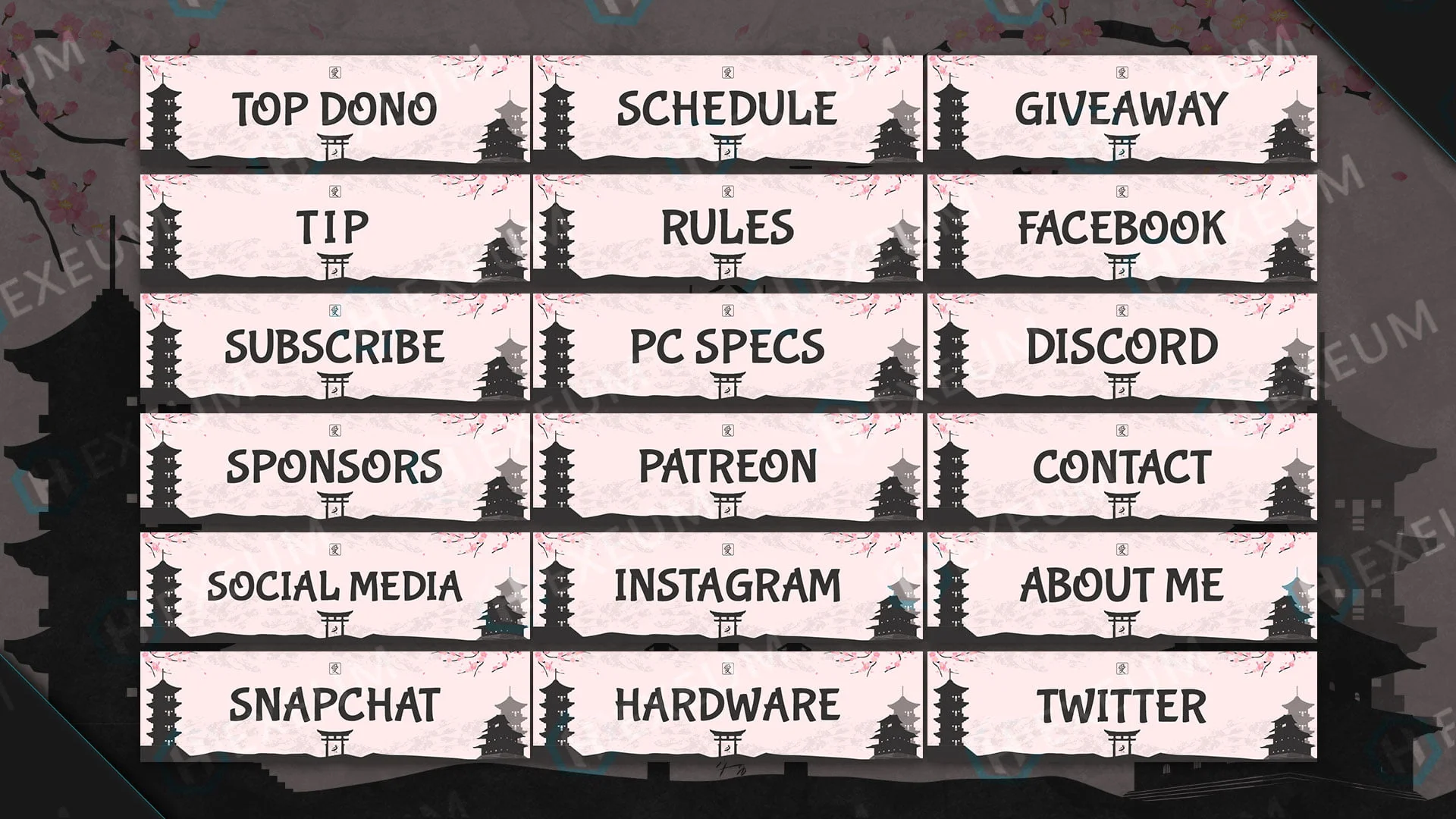Japanese Twitch Panels