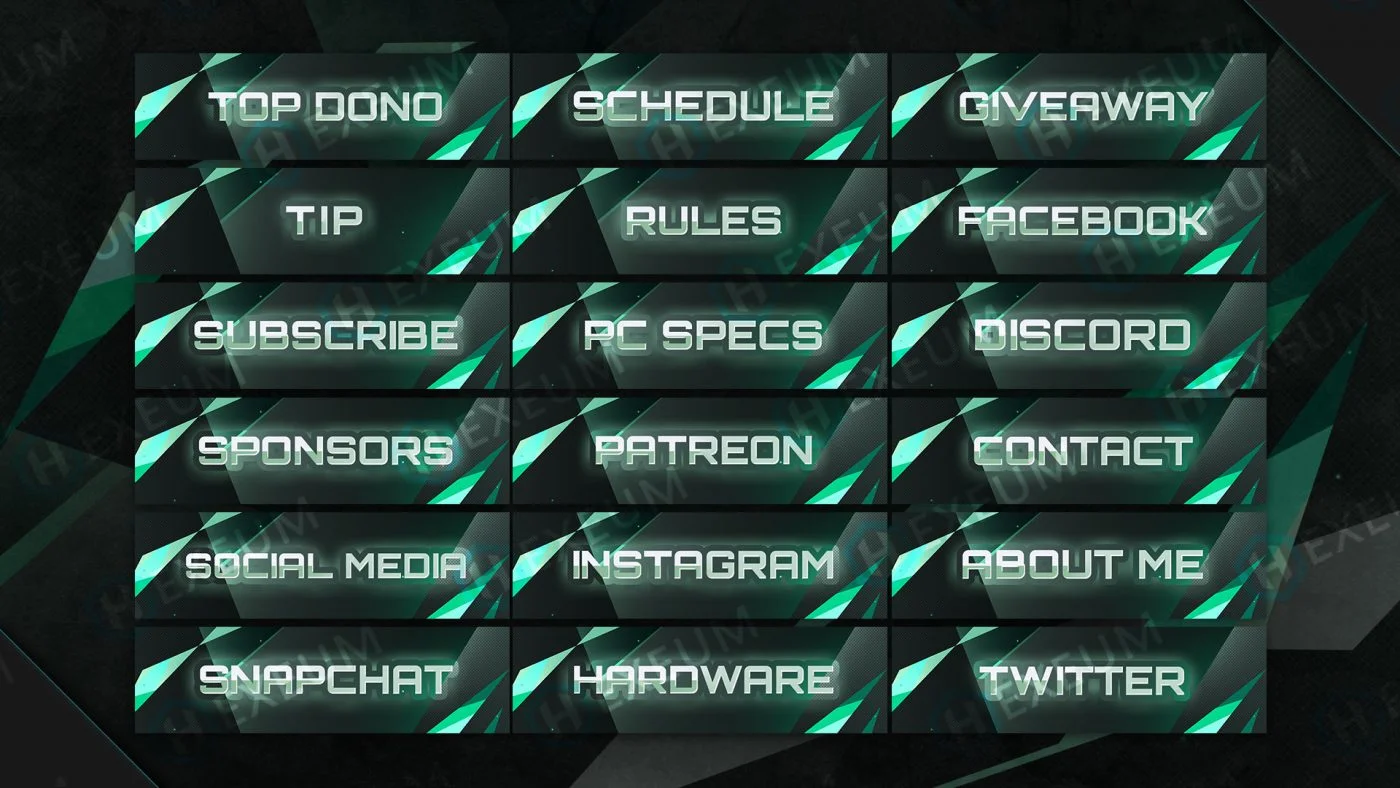 Free Twitch Panels - Maker and Templates