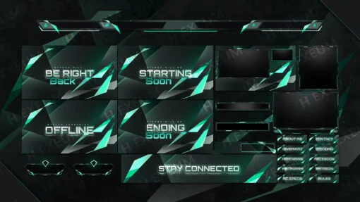 free animated streaming overlay