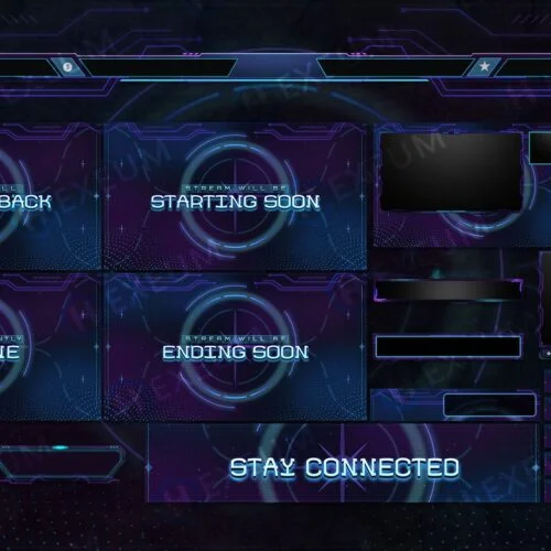 Sci-fi Twitch Layout