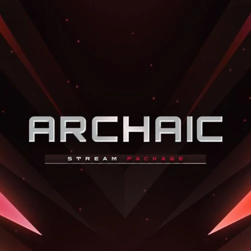 Archaic Red Twitch Layout Thumbnail