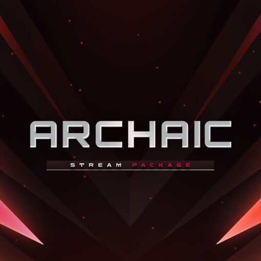 Archaic Red Twitch Layout Thumbnail