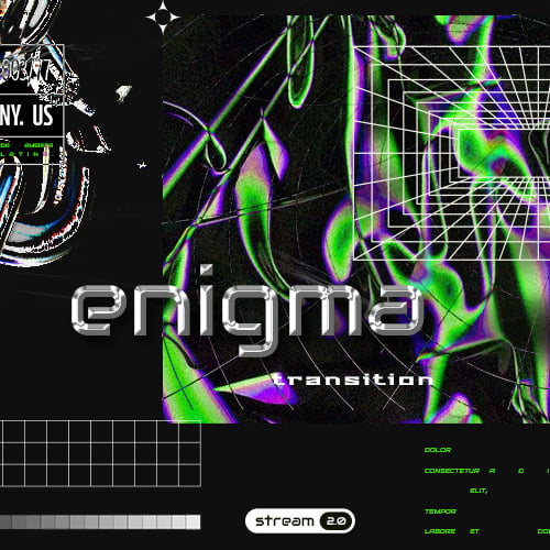 Enigma Neon Twitch Transition Thumbnail