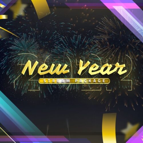 New Year Twitch Overlay Thumbnail