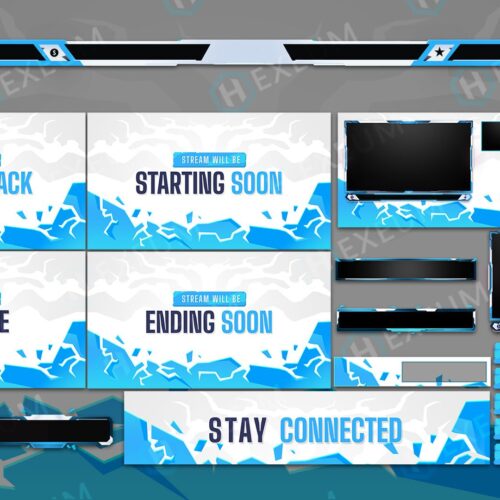 fortnite twitch overlay package stream layout