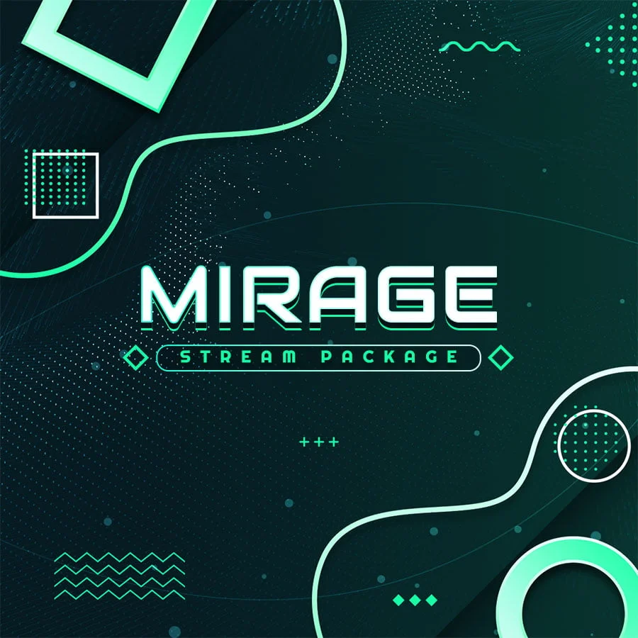 Thumbnail green twitch overlay package stream layout