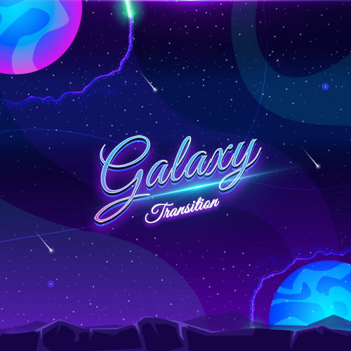 Galaxy Sci-fi Twitch Transition Thumbnail
