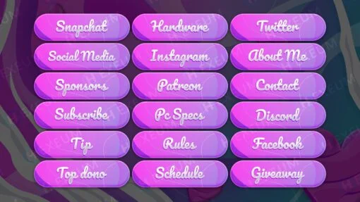 Cute Twitch Panels