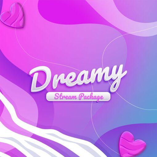 Dreamy Cute Animated Twitch Package Thumbnail