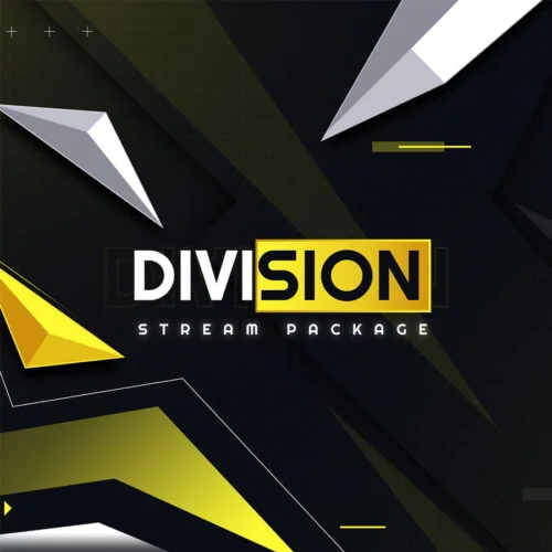 Division Yellow Animated Stream Overlay