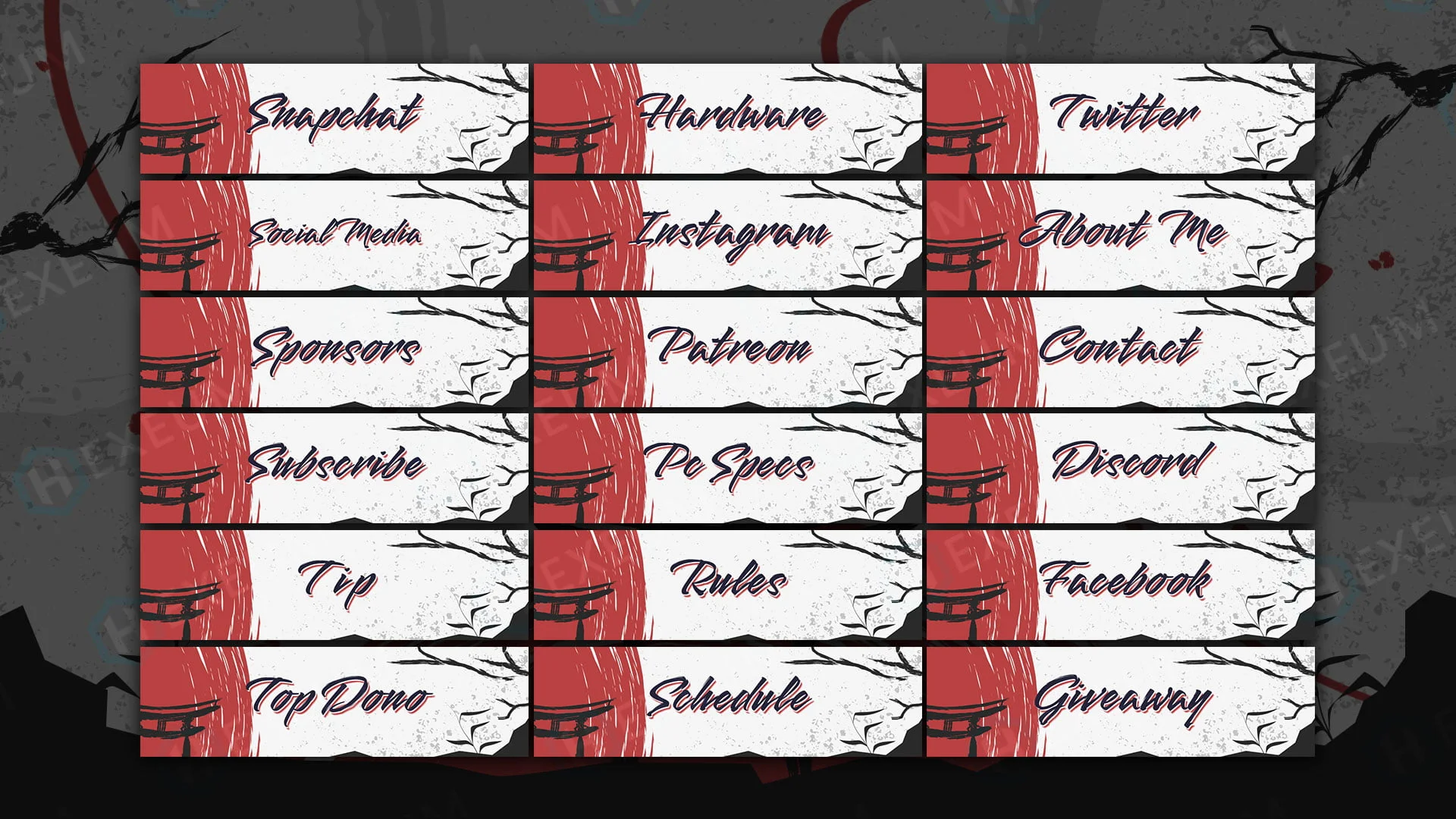 Japanese Twitch Panels