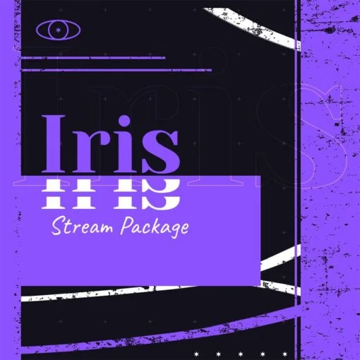Iris Purple Animated Stream Overlay