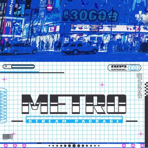 Metro Tokyo Animated Twitch Overlay