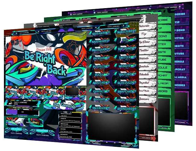 twitch stream overlays collection