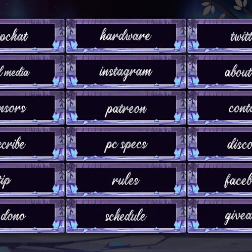 Magical Twitch Panels