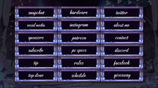 Magical Twitch Panels