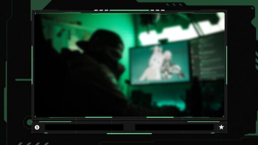 Mint Green Webcam Overlay